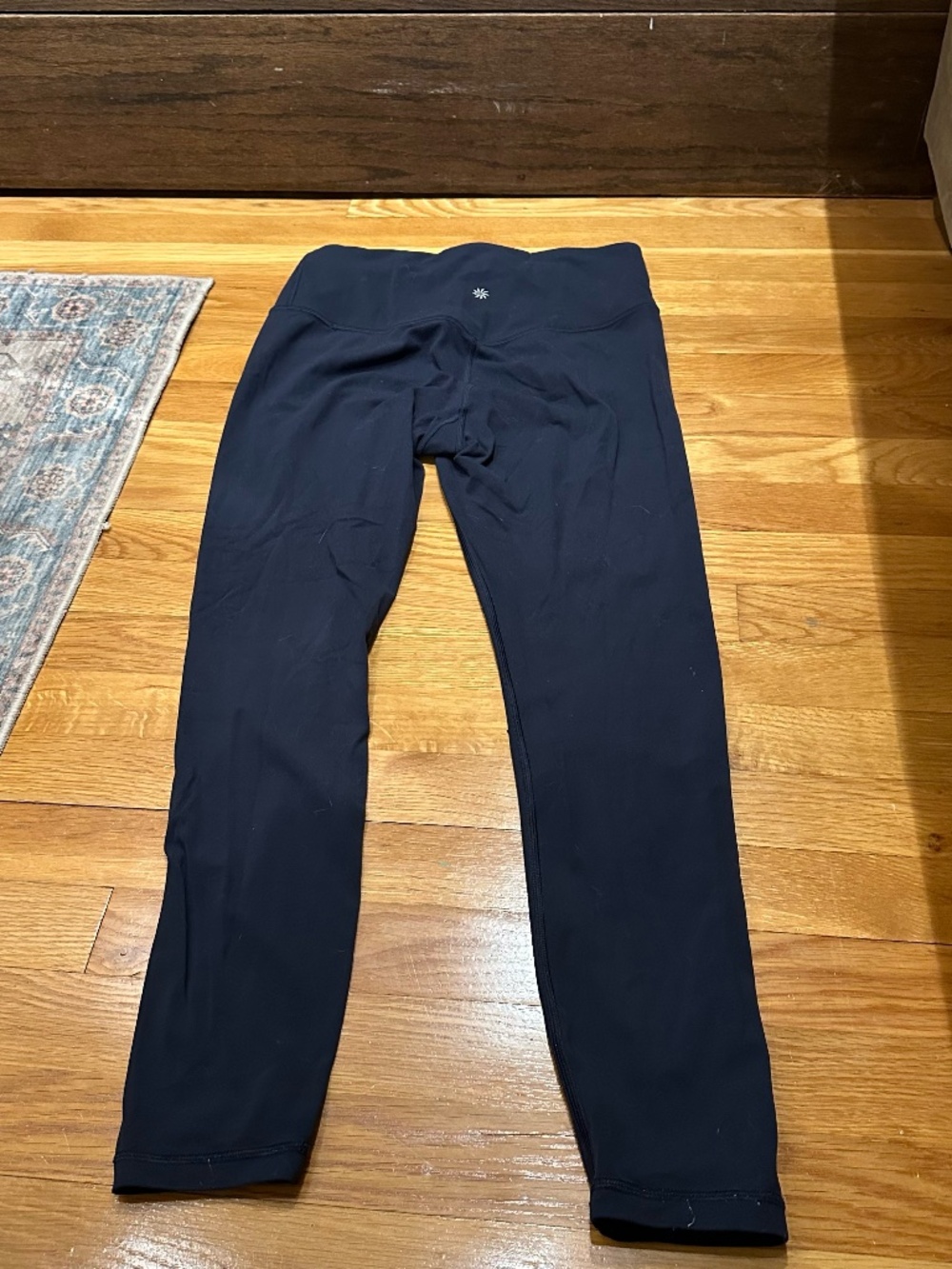 Athleta Navy High-Rise Compression Leggings